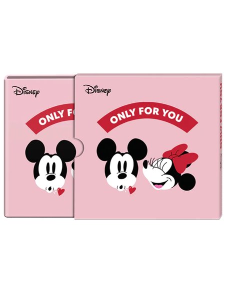 ONLY FOR YOU Disney Love Mickey & Minnie 1 Oz Silver Coin 5$ Niue 2024