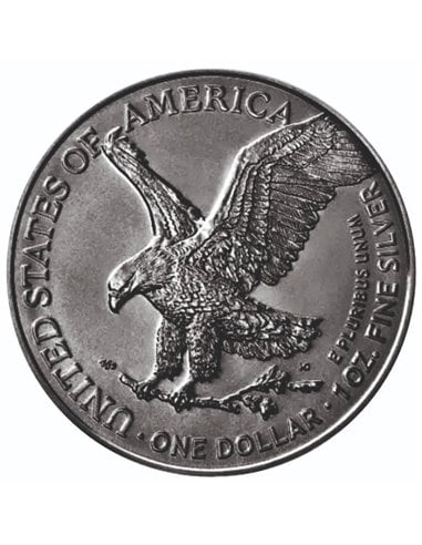 MR ANDREW Skeletons American Eagle 1 Oz Silver Coin 1$ USA 2024