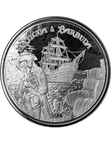 RUM RUNNER 1 Oz Silver Coin 2$ ECCB 2023