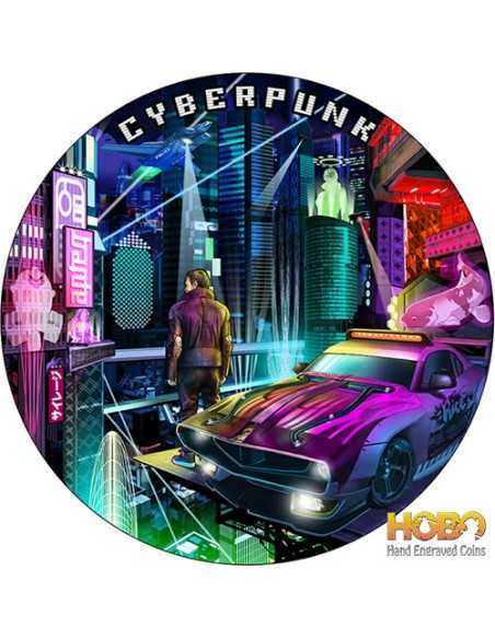 Cyberpunk The Punk Universe 2 Oz Moneda Plata 5 Niue 2021 6485