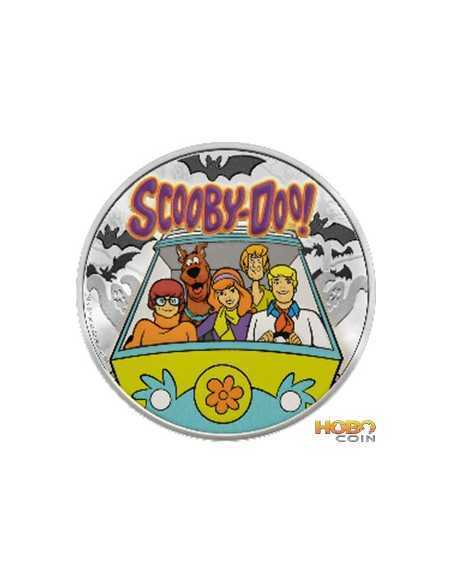 SCOOBY DOO Colored Silver Coin 1$ Barbados 2021