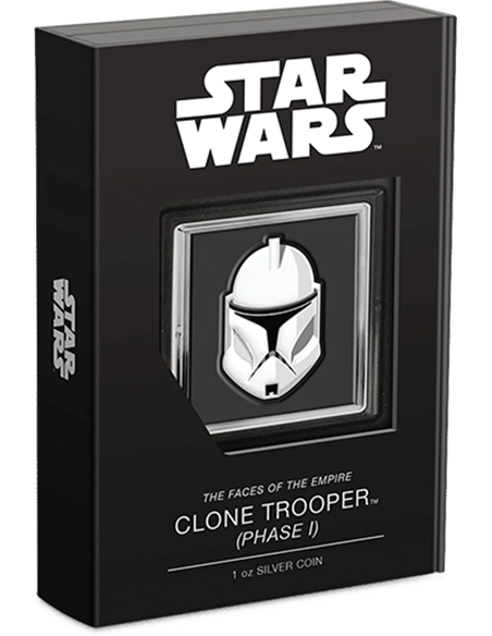 THE FACE OF EMPIRE Clone Trooper 1 Oz Silver Coin 2$ Dollar Niue 2022