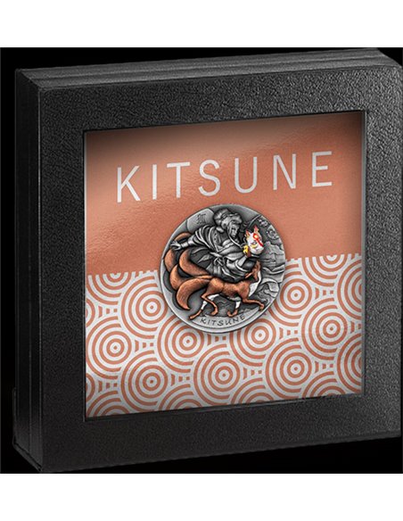 KITSUNE 2 Oz Silver Coin 5$ Niue 2022