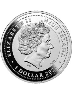 FREYA Goddesses of Love 2 Oz Silver Coin 5$ Niue 2022