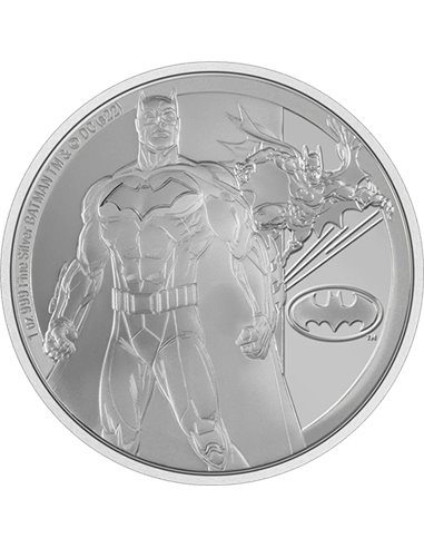 BATMAN 1 Oz Moneda Plata 2$ Niue 2023