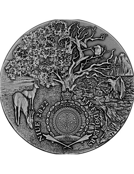 MICHAEL Angels and Demons 2 Oz Silver Coin 5$ Dollars Niue 2022