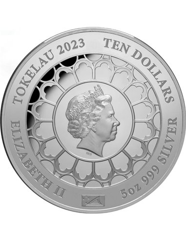 THE CORONATION OF QUEEN ELIZABETH II 5 Oz Silver Proof Coin