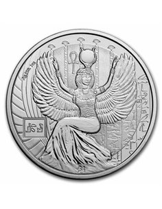 ISIS Egyptian Gods 1 Oz Silver Coin 1$ Sierra Leone 2023