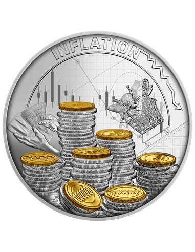INFLATION Silbermünze 500 Francs CFA Kamerun 2022