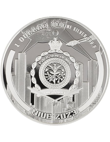 CYBERPUNK The Punk Universe 1 Oz Silver Coin 1$ Niue 2023