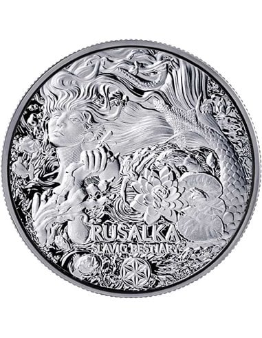 RUSALKA Slavic Bestiary 1 Oz Silver Coin 500 Francs Cameroon 2023