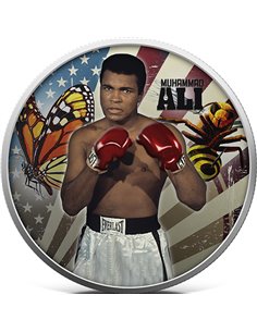 2023 Muhammad Ali 99.9% Silver Coin Guitar Pick