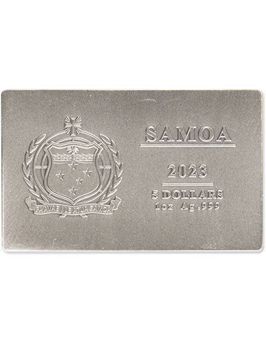 MONOPOLY Set 4 x 1 Oz Silver Coins 5$ Samoa 2023