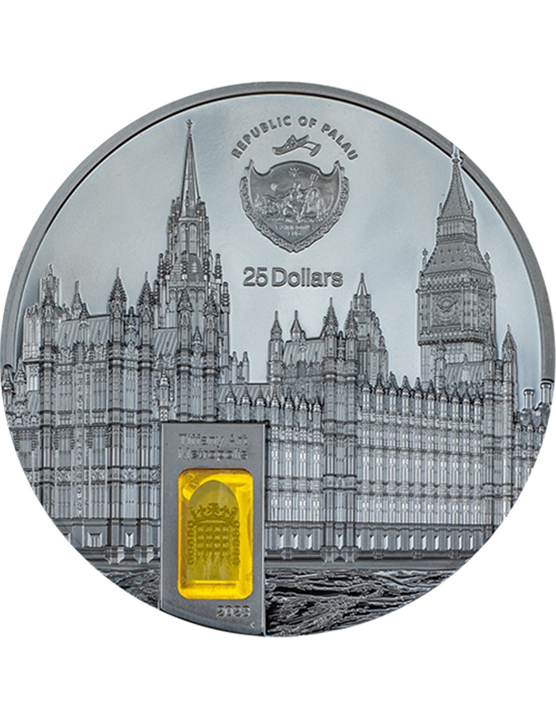 LONDON Tiffany Art Metropolis 1 Kg Kilo Silver Coin 50$ Palau 2023