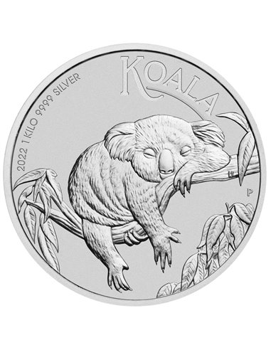 KOALA AUSTRALIANO 1 Kilo Kg Moneda Plata 30$ Australia 2022