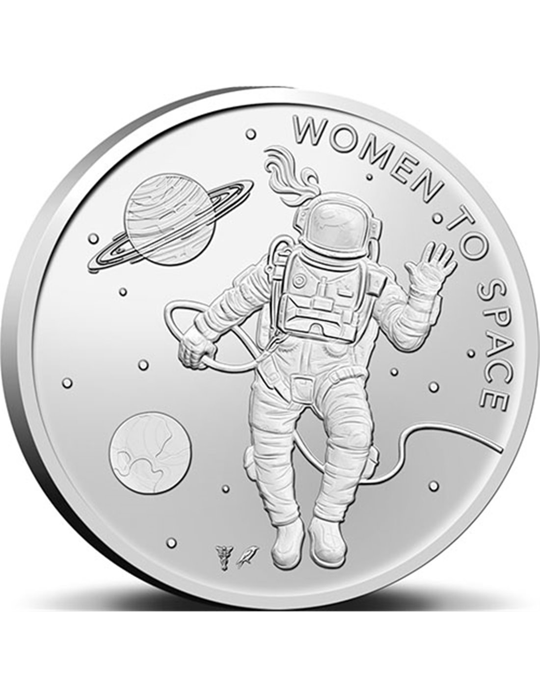 WOMAN TO SPACE Fundación Cosmic Girls Blister Moneda 1 Euro Países